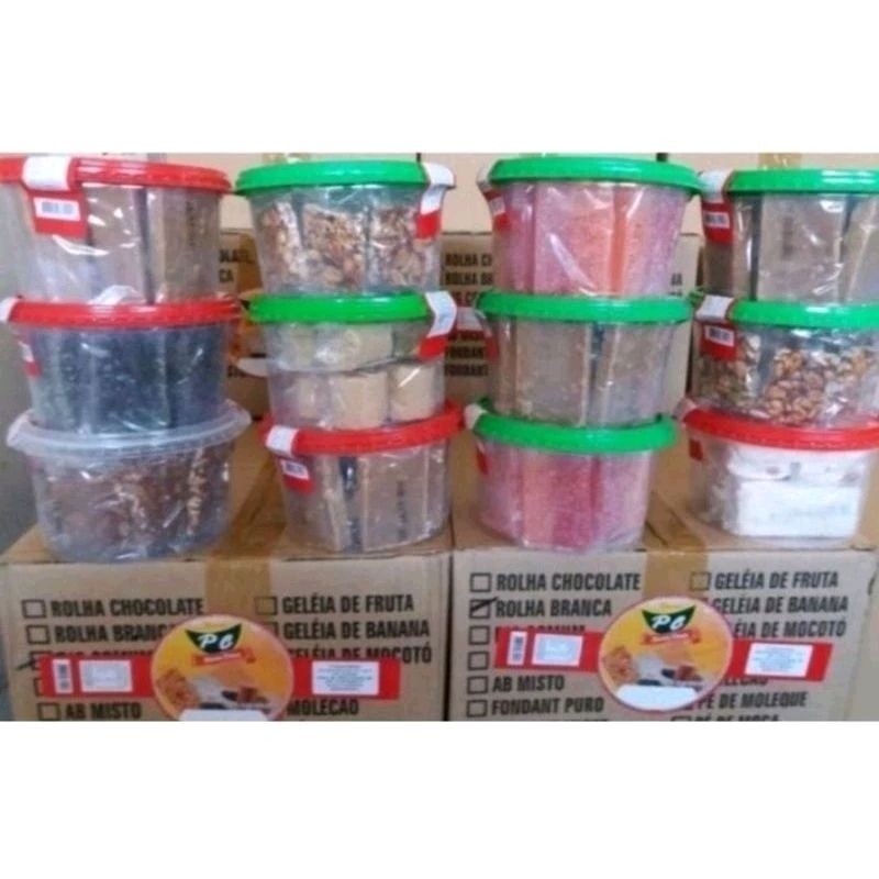 Kit 12 Potes De Doces Finos de Pedaço