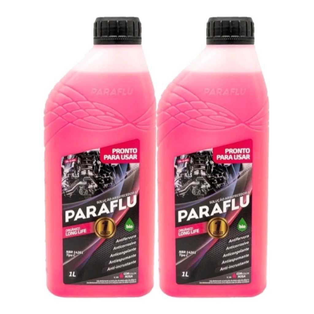 Kit Aditivo Radiador Paraflu 2 Litros Orgânico Rosa Long Life Pronto para uso 103004 em Oferta na Shopee