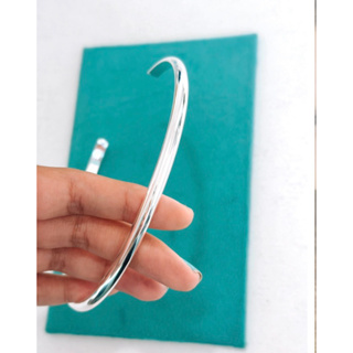 Choker aro tubular banhada à prata 925 em Oferta na Shopee