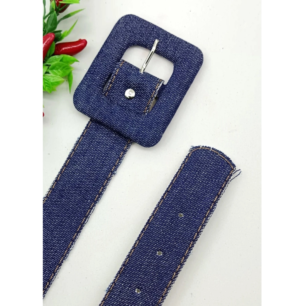 Cinto feminino jeans tendência promoção em Oferta na Shopee