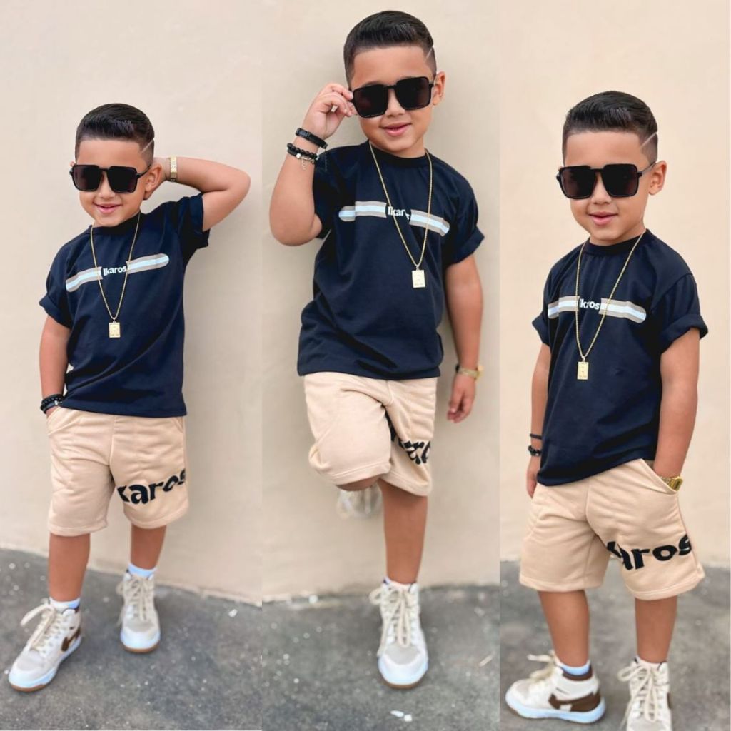 Conjunto Infantil HOMEM ARANHA Masculino Roupa de criança personagens 4 a 10