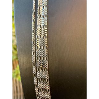 Kit com 5 Correntes Prata Mista 925 3x1 Elo Fino 3mm 70cm – Prata Nacional Masculina ou Unissex em Oferta na Shopee