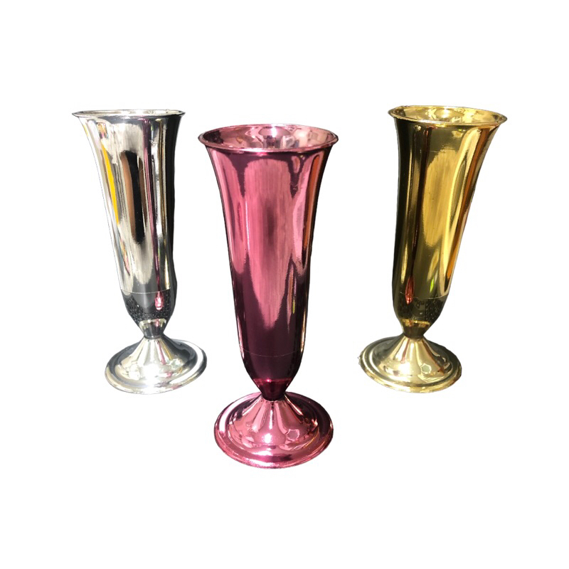 Kit 2 Tulipa Plástico - Kit 2 Taça Tulipa Plástico - Vaso - Decoração - Flor - Ornamentação