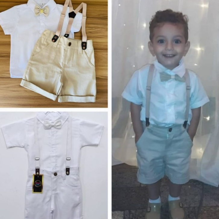 Conjunto Social, Batizado e Casamento ROUPA BATISMO PAJEM CAMISA INFANTIL BATIZADO em Oferta na Shopee