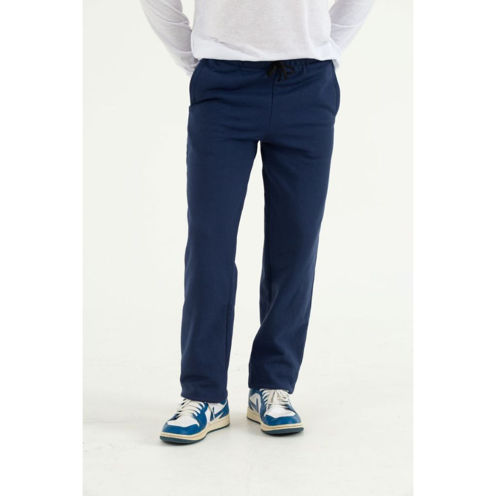 Calça Moletom Unissex C/ Bainha: Estilo Casual com Toque de Conforto | Elástico na Cintura