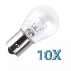 Kit 10 Lâmpadas Lanterna 1141 12V 21W 1 Polo