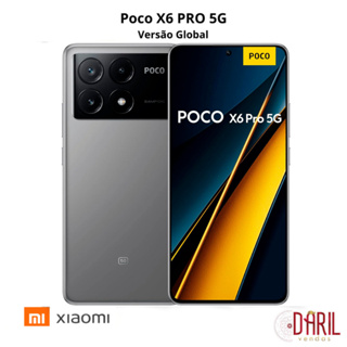 Celular Smartphone Poco X6 Pro 5G Câmera tripla de 64 MP com OIS - Xiaomi Original