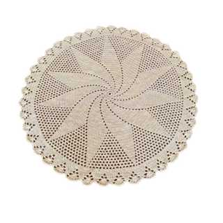 Tapete Para Sala 1mt Redondo Em Crochê Para Apartamento em Oferta na Shopee