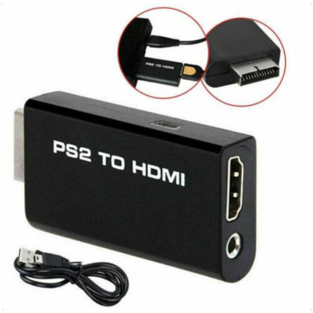 Adaptador Conversor PS2 Áudio Vídeo AV para Cabo HDMI - Reviva Seus Jogos em Alta Definição em Oferta na Shopee