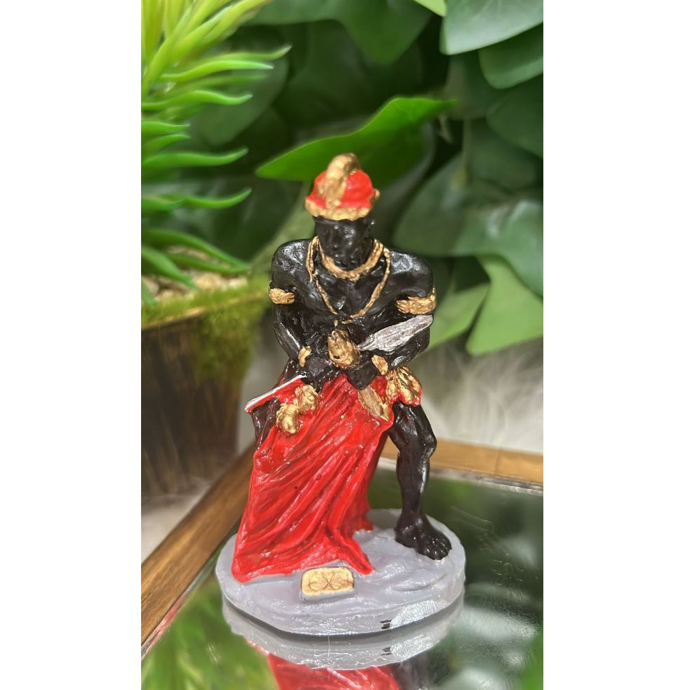 Orixá Exu 10 cm em Resina Religião Umbanda/Candomblé
