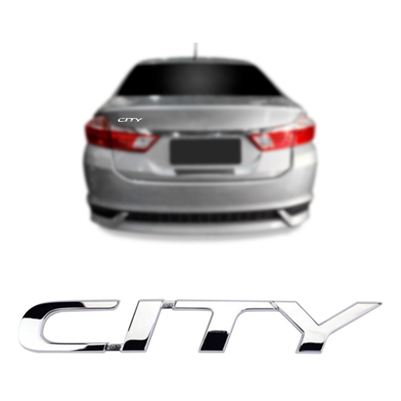 Emblema Letreiro Honda City 2015 Acima Peça Cromada