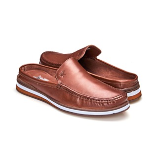 Mule Vancouver Masculino Despojado Moderno Estiloso Slip On Confortável em Couro Látego Legítimo em Oferta na Shopee