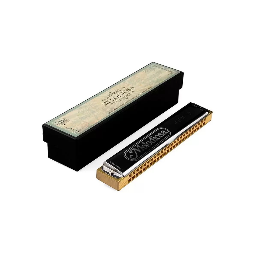 Gaita De Boca Hering Melodiosa Tremolo Em Dó 38348 C - Hobbies & Collections