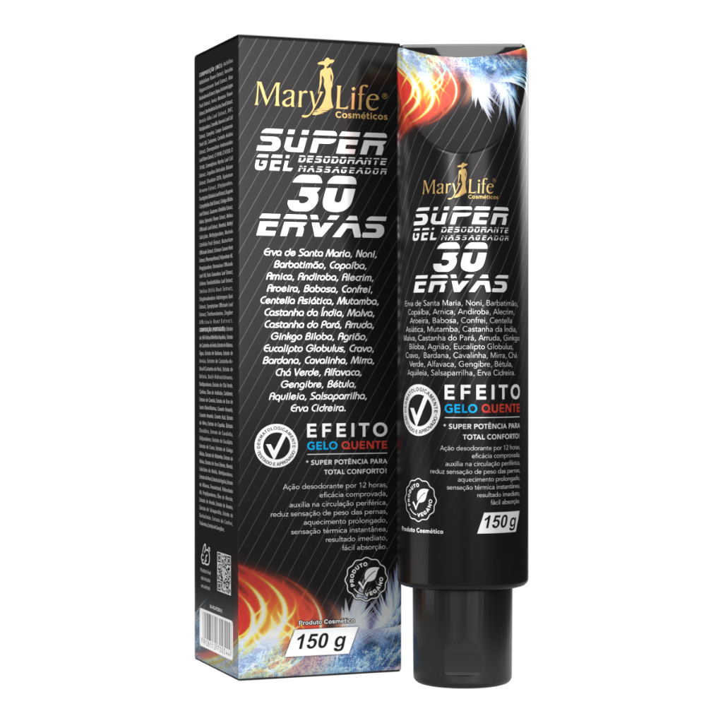 Super Gel 30 Ervas 150g Mary Life