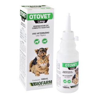 Otovet Limp 100mL Solução para Limpeza de Ouvidos