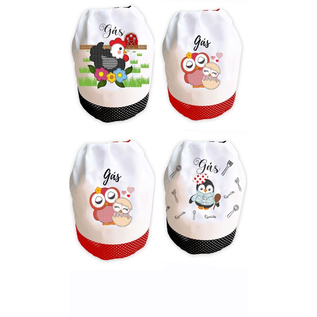 CAPA BOTIJÃO DE GÁS SUBLIMADO ESTAMPAS DIVERSAS em Oferta na Shopee