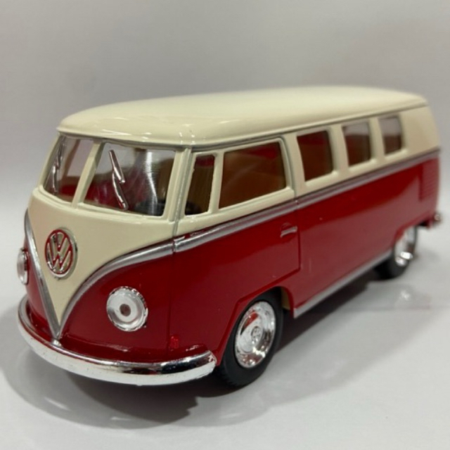 miniatura de carro kombi 1962 corujinha escala  1:32 em Oferta na Shopee