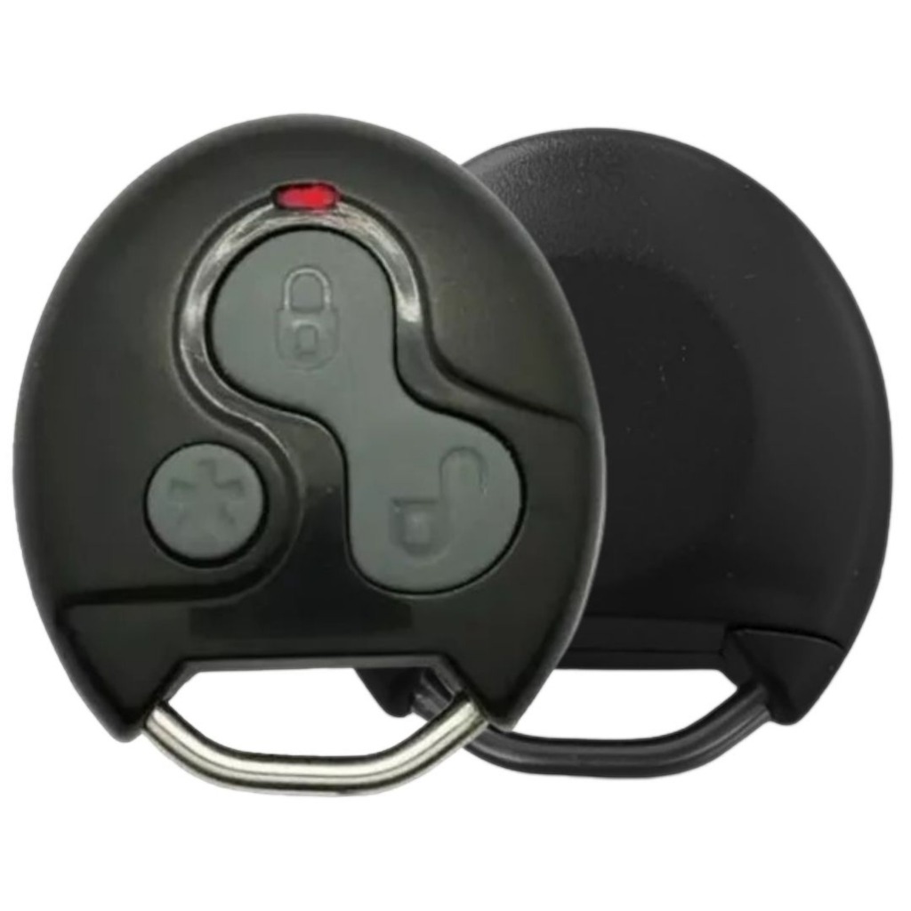 Carcaça Controle Alarme 3 Botões PAJERO  TR4  OBR 202 OLIMPUS BR 212 OLIMPUS BR 404 LED Vermelho