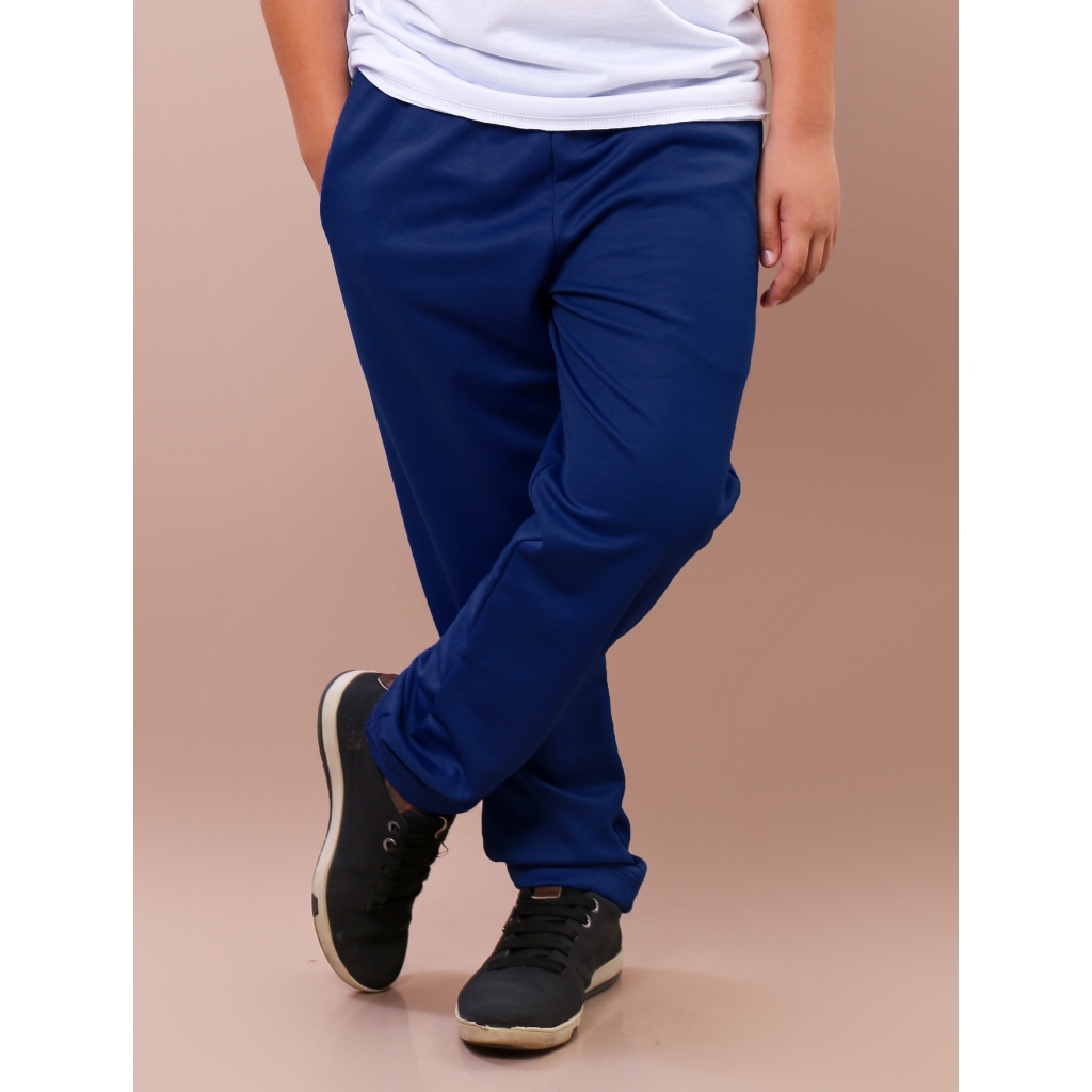 calça infantil menino menina uniforme escolar infantil calça de helanca