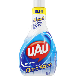 UAU LIMPADOR CLORO ATIVO REFIL 12X500ML em Oferta na Shopee