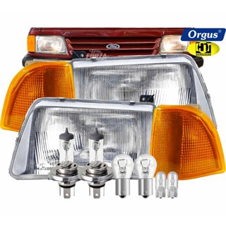 Farol Corcel 85 86 87 88 89 90 91 a 97 Pampa Del Rey Orgus Lente de Vidro com Setas Âmbar e Lâmpadas em Oferta na Shopee