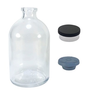 Frasco Penicilina 100ml C/ Borracha E Selo Flip Off em Oferta na Shopee