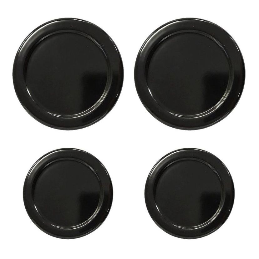 Kit Com 4 Espalhadores Tampinhas Fogão Esmaltec Jade 4 Bocas em Oferta na Shopee
