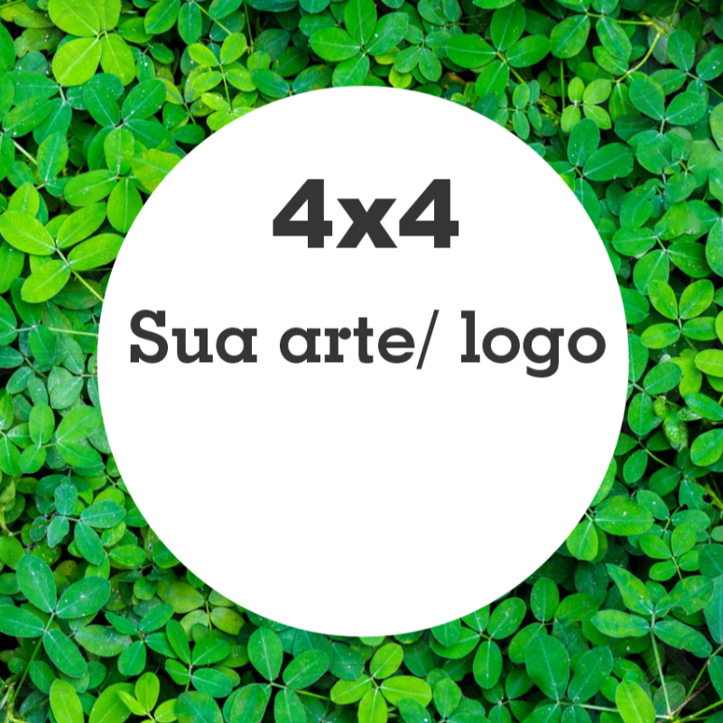 100  Adesivos Personalizados 4x4 cm - Recorte Eletrônico em Oferta na Shopee