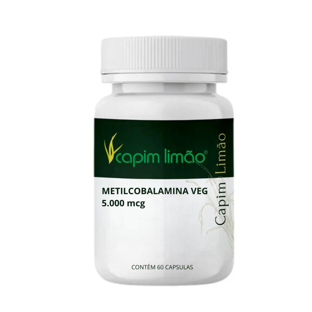 Metilcobalamina 5000mcg 60 cápsulas
