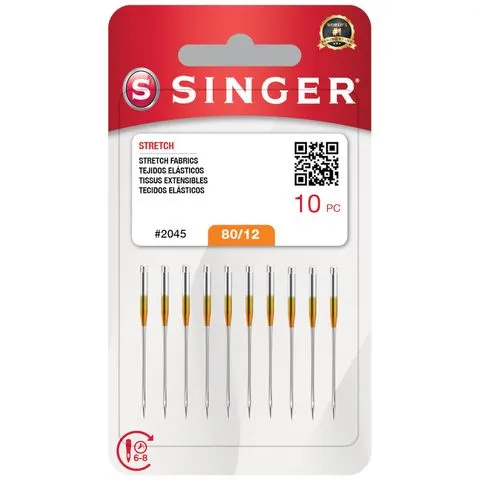 Agulha Singer Doméstica 2045 Cabo de Ouro 10 12 14 16 18 pacote com 10 unidades em Oferta na Shopee