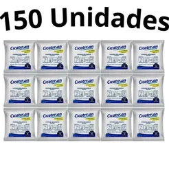 Kit 150 Compressas Gaze Estéril Não Aderente Cicatrisan Sanfarma Primeiros Socorros 15cm 15 Pacotes