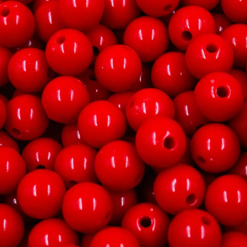 MIÇANGA LEITOSA PLASTICA c furo ( 8 mm ) COR VERMELHO em Oferta na Shopee