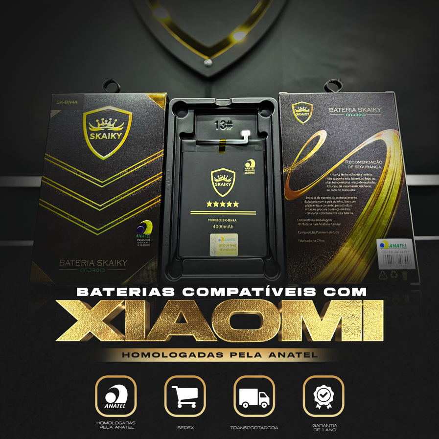Batteria Oficial Premium Compatível Com Modelos de Celulares Xiao.mi Homologada A.natel