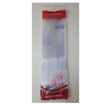 Kit de 50 á 300 Canudos Palito Para Pirulito n28 - BWB Topo de Bolo