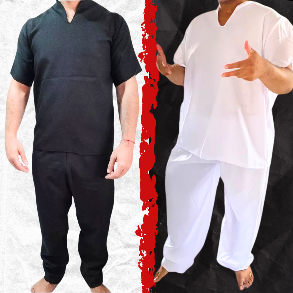 Roupa De Ração Premium - Umbanda E Candomblé Conjunto Unissex  Oxford 2 Peças - Entrega Ultra Rápida em Oferta na Shopee