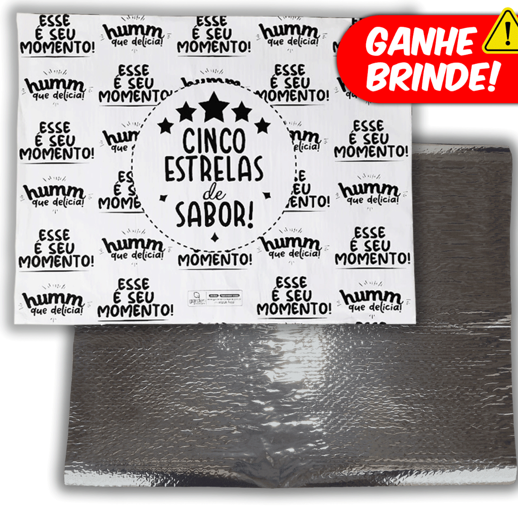 Papel Acoplado Térmico Laminado Papel Embrulho 100 Unidades em Oferta na Shopee