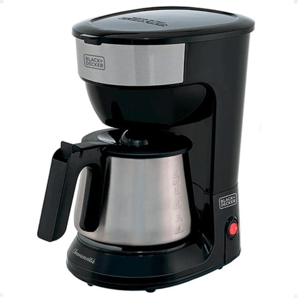 Cafeteira Elétrica Com Jarra Inox 38 Xicaras Black+Decker