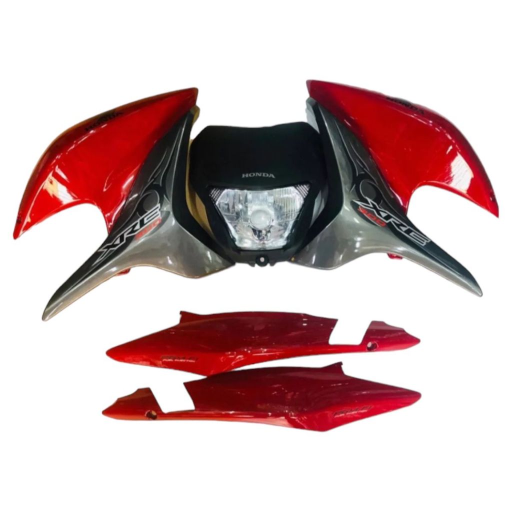 Frente completa farol rabeta aba xre 300 09/12  VERMELHO 09/12