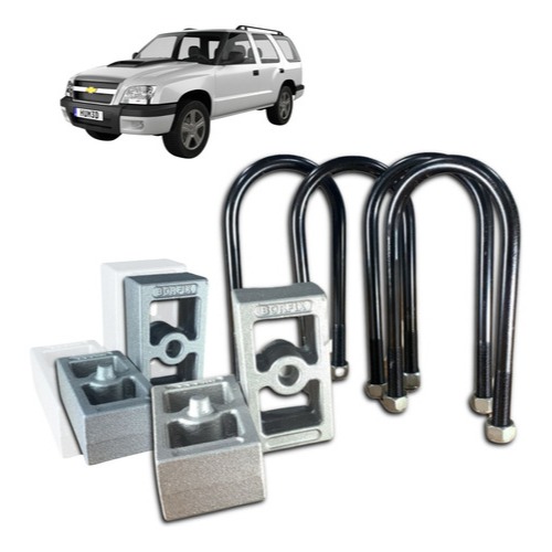 Kit Para Rebaixar 8cm S10 Blazer Aço Reforçado Sob medida