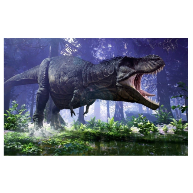 Painel de Festa em Lona 2x2m Personalizado em Lona Fosca - Tema Dinossauro