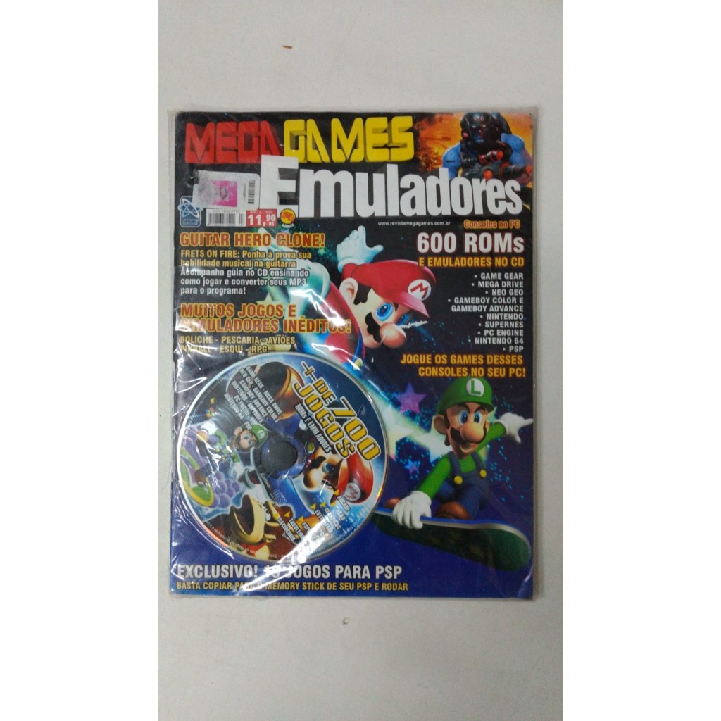 Revista Mega Games 7 Games Mario Guitar Hero 10022