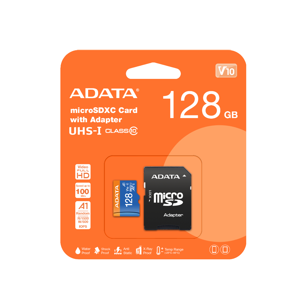 Cartão De Memória Adata Micro SD Classe 10 Com Adaptador - Original