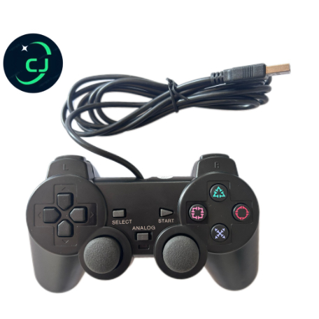 Controle Ps3 Playstation 3 Dualshock com Fio Preto em Oferta na Shopee