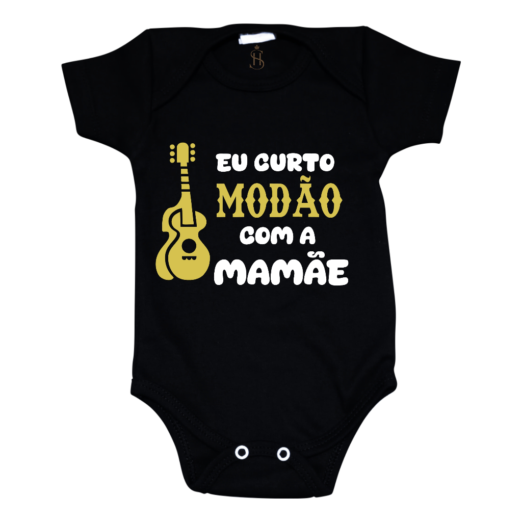 Boby Bebê Curto Modão com Papai Mamãe