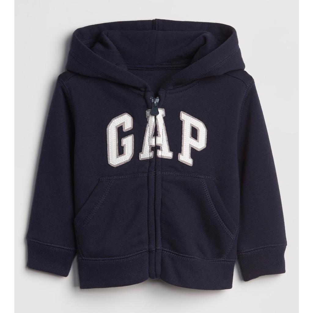 BLUSA MOLETOM GAP ZÍPER AZUL MARINHO - 18/24,2T,3T,4T,5T