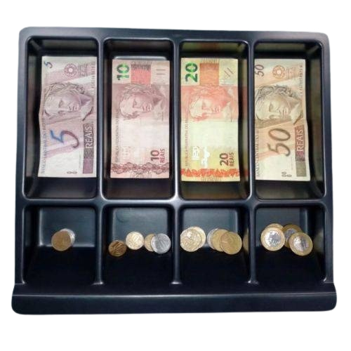 1un Bandeja Porta Niquel Separador de Dinheiro p Caixa Mercado Notas Moeda em Oferta na Shopee