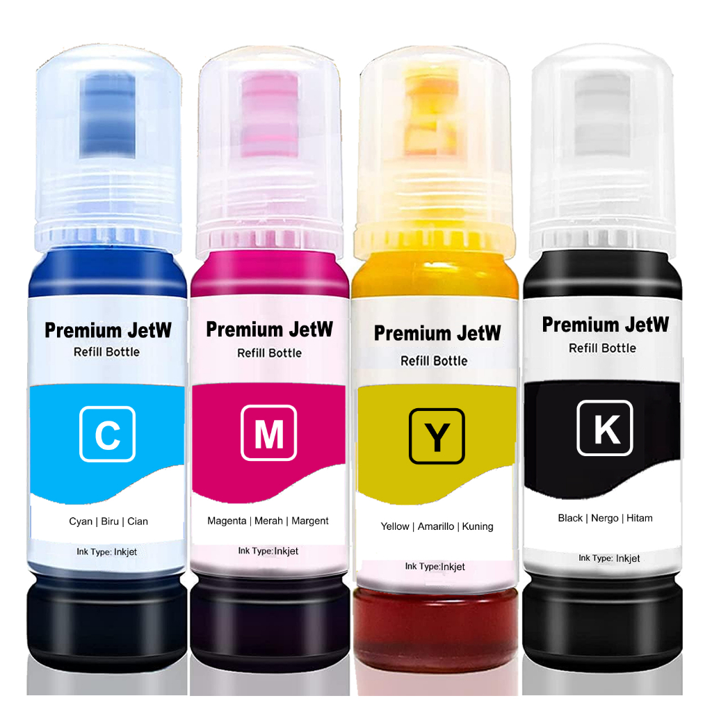 4x Tinta compatível EPSON L1300 T1110 C110 T33 TX525 TX515 T664 664