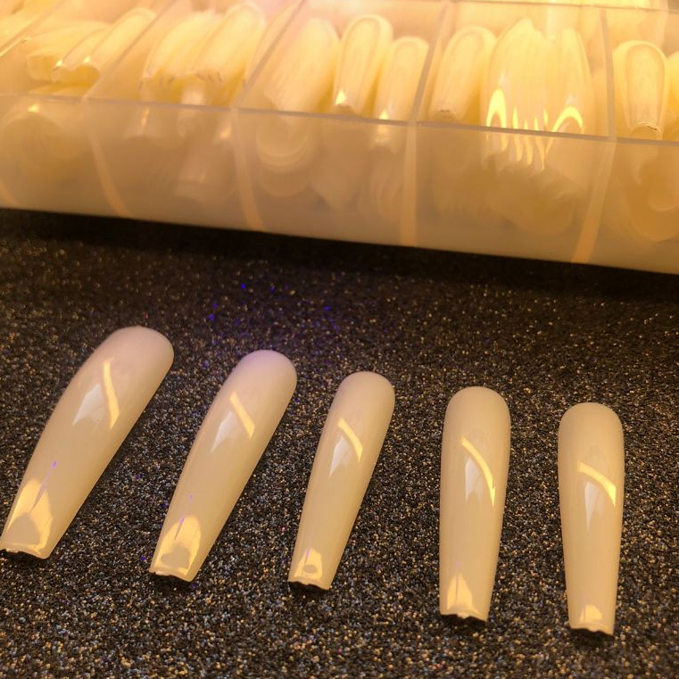 Unha Postiça Bailarina Extra Longa 500 unidades em Oferta na Shopee