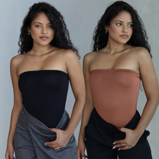 Kit 2 Body Feminino Tomara Que Caia Liso Básico Suplex em Oferta na Shopee