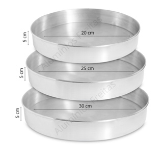 Kit Jogo Forma Assadeira Bolo Tortas Caseira Qualidade Reforçada Pronta Entrega em Oferta na Shopee